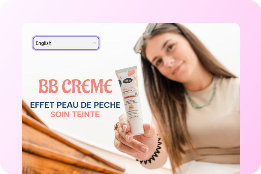 Multilingual ads content